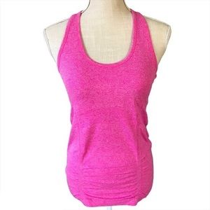 Athleta Workout Active Racerback Pink Tank Top Size S